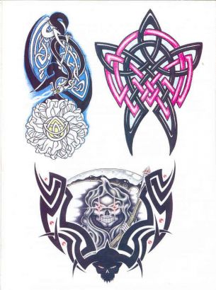Celtic With Scull Tattoo